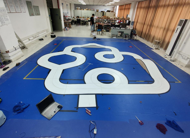 ▲ 图11.2.2 赛道设计与铺设