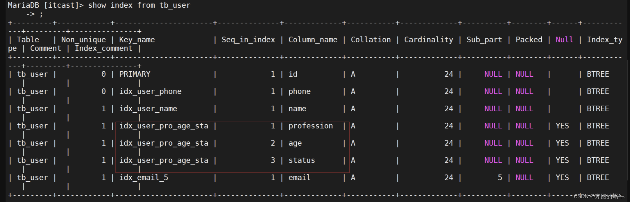 MySQL中的索引index（超详细）