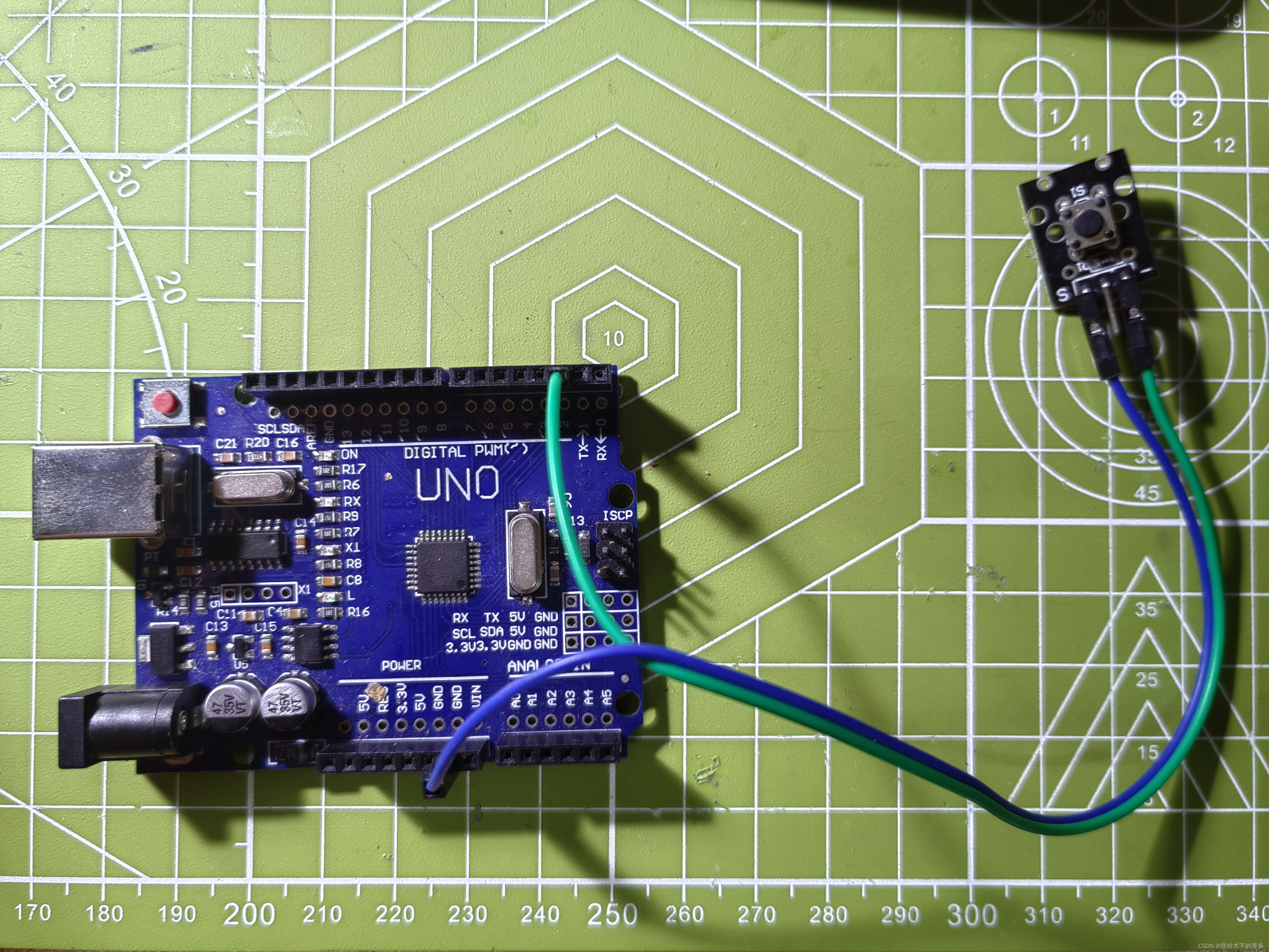 【Arduino实验笔记】机械臂篇（二） 开关控制LED灯