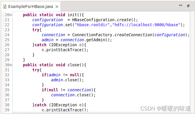 虚拟机中配置Hbase以及java Api的调用_虚拟机 Hbase配置java Api-CSDN博客