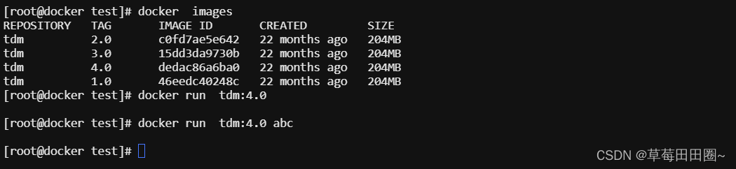 Docker中CMD和ENTRYPOINT的区别