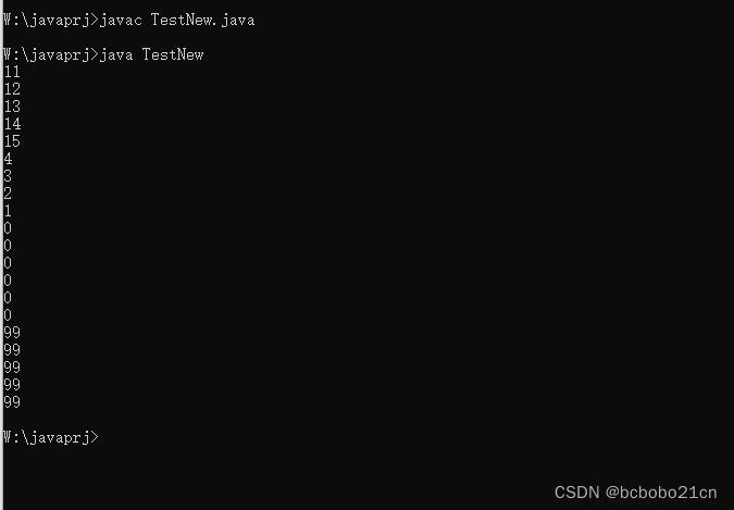 Java数组示例