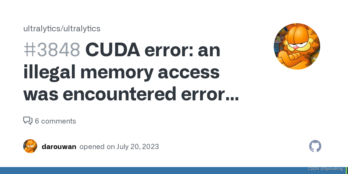 PyTorch - 大模型多卡训练“CUDA error: an illegal memory access was 