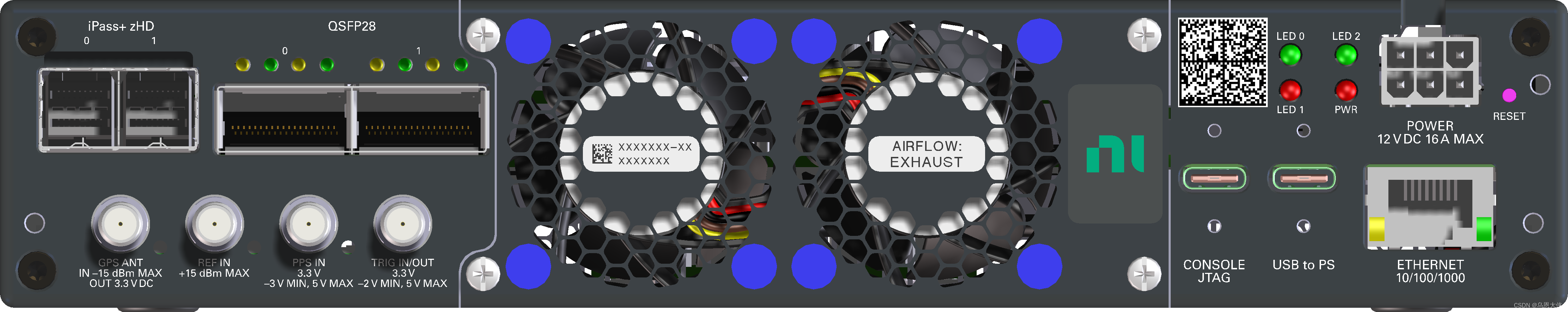 【USRP】Ettus USRP X440 (USRP软件无线电设备)