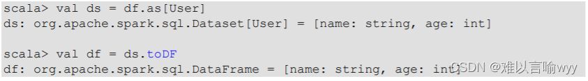 Spark SQL dataframe和dataset