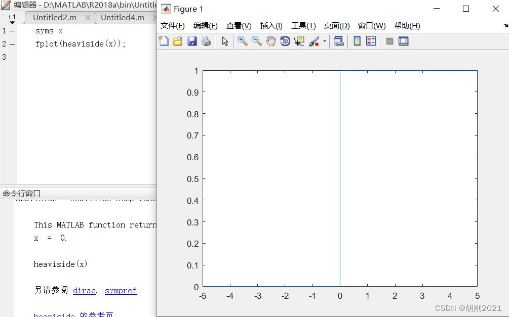 matlab heaviside函数生成矩形脉冲_矩形脉冲信号matlab代码-CSDN博客