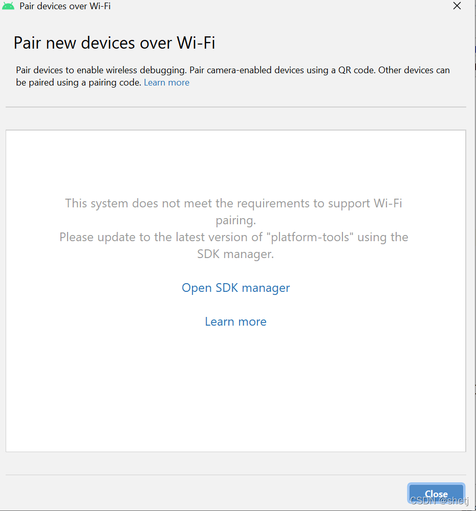 Android Studio Bumblebee :支持通过WI-FI连接设备_enable adb mdns for wireless ...