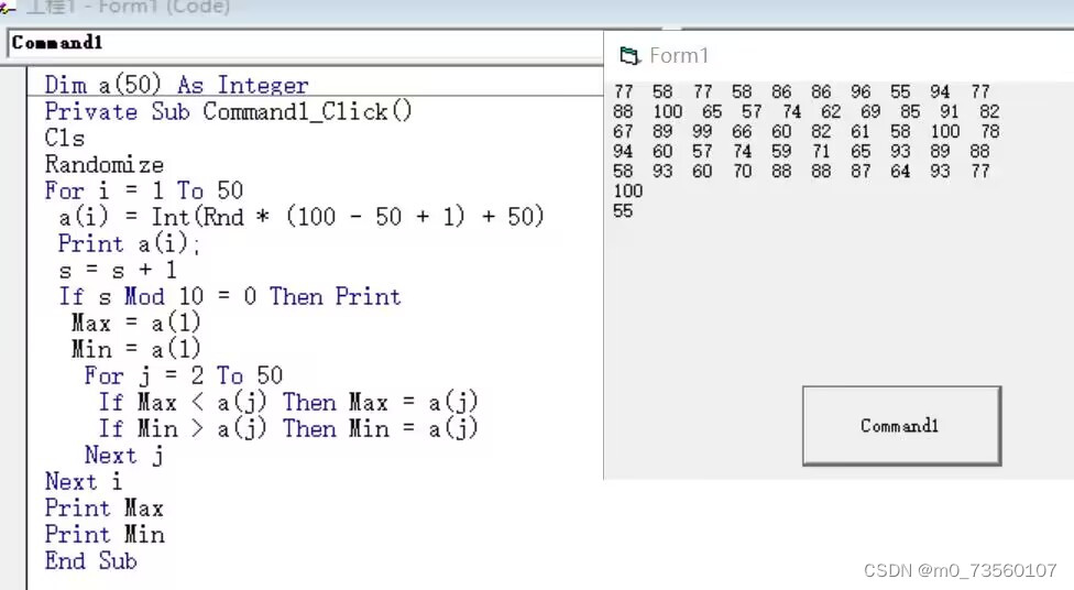 用VB画正弦曲线(VB6.0代码编写)