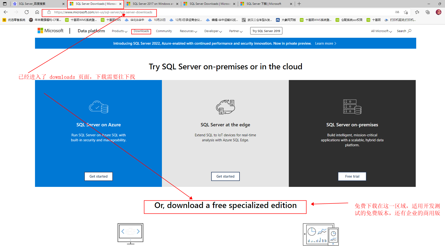 SQL Server 下载教程_sqlserver官网下载教程_树林里的猴子的博客-CSDN博客