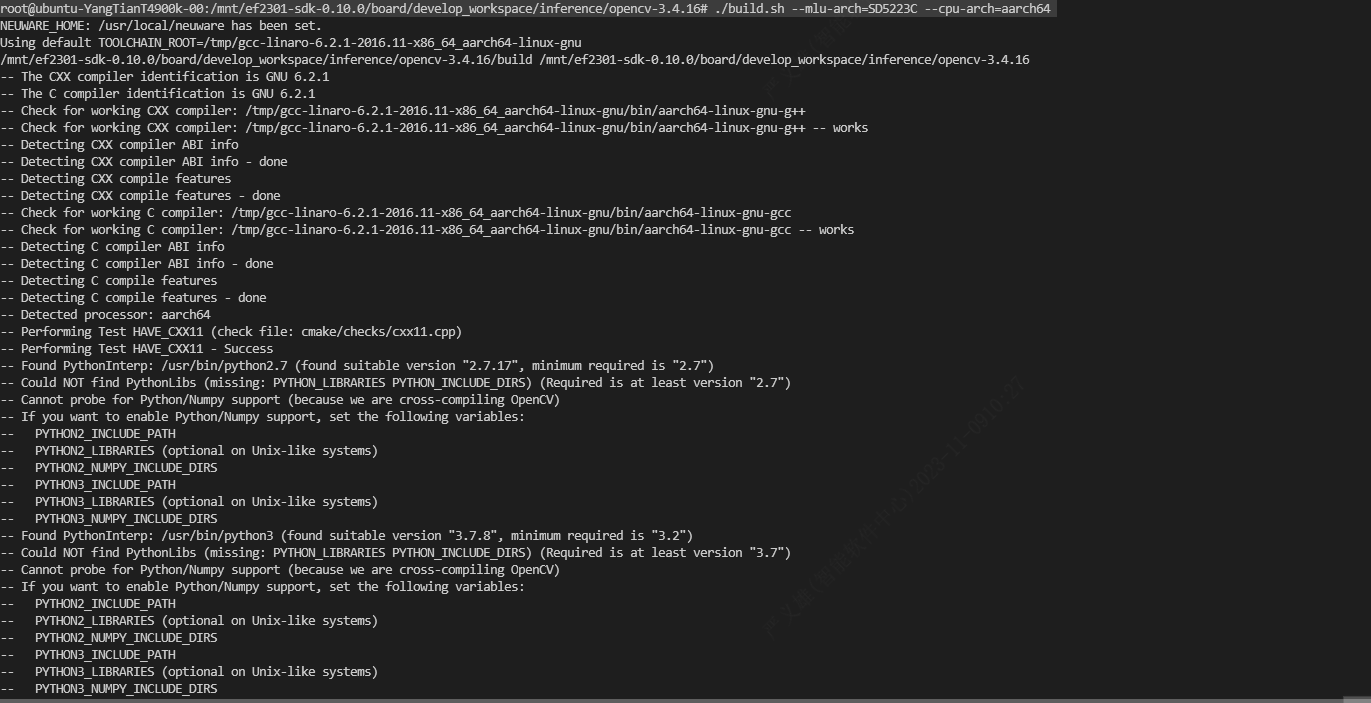 【OpenCV(3)】linux arm aarch 是 opencv 交叉编译与使用