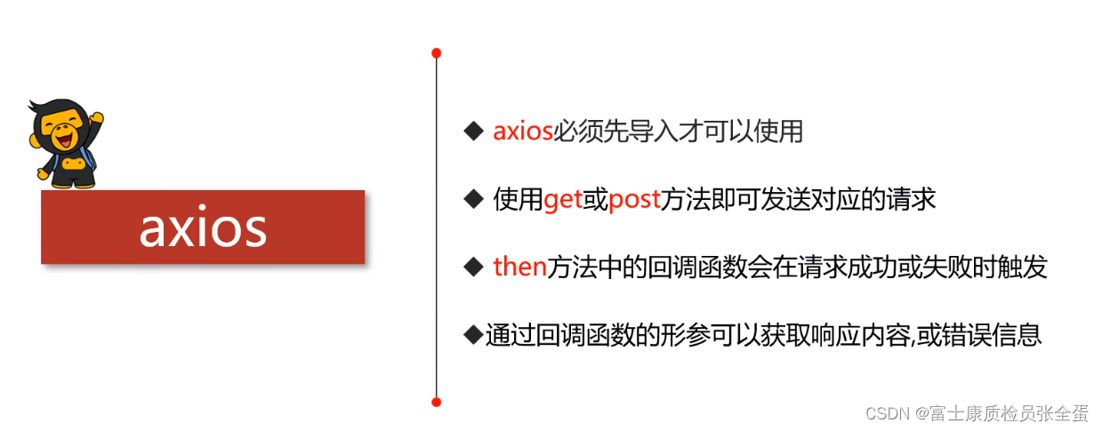 axios 网络应用 axios基本使用