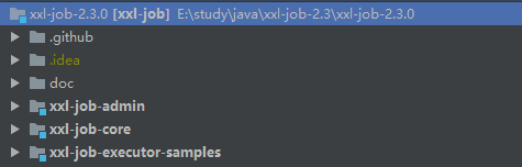xxl-job工程结构