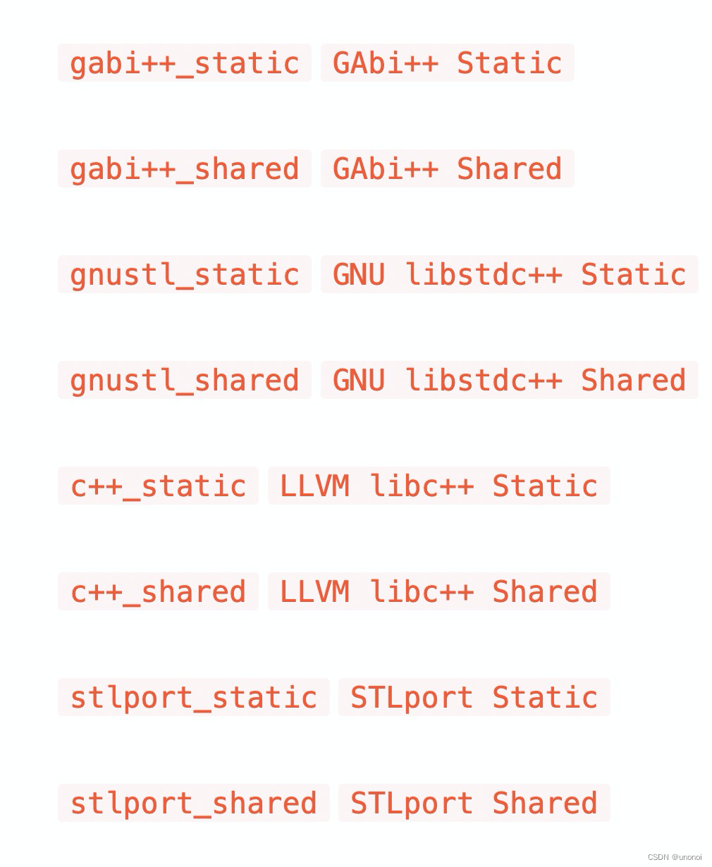 【C++】gnustl_static 与 c++_shared 的区别