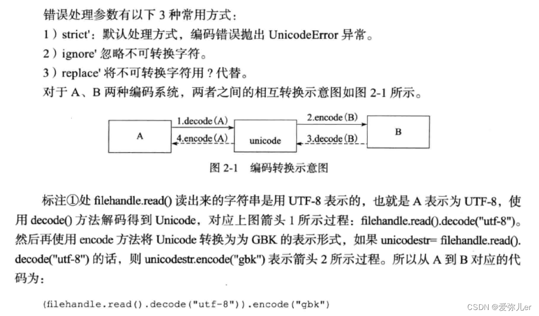 编码错误处理