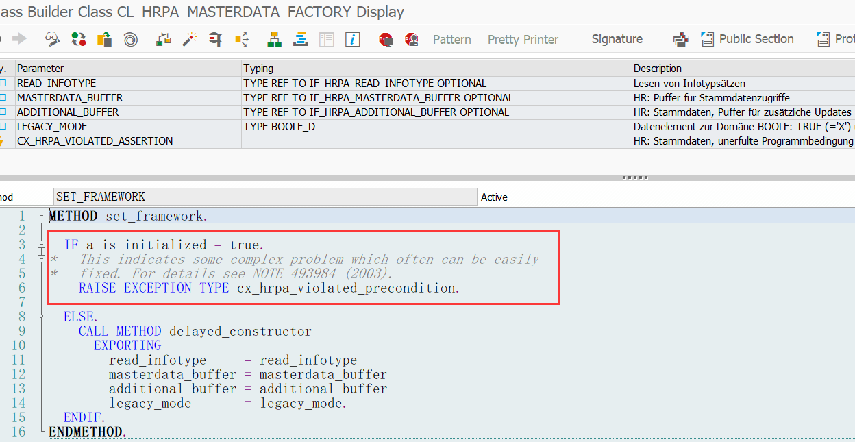 DUMP CX_HRPA_INVALID_PARAMETER/CX_SY_REF_IS_INITIAL LOADOFPROGRAM