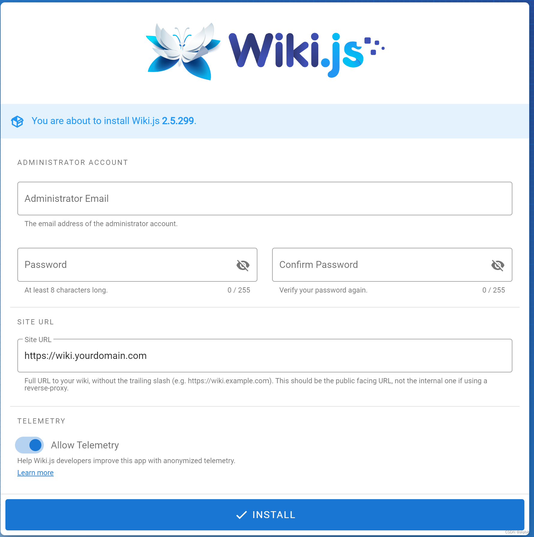 Wiki.js 安装 linux（图解）
