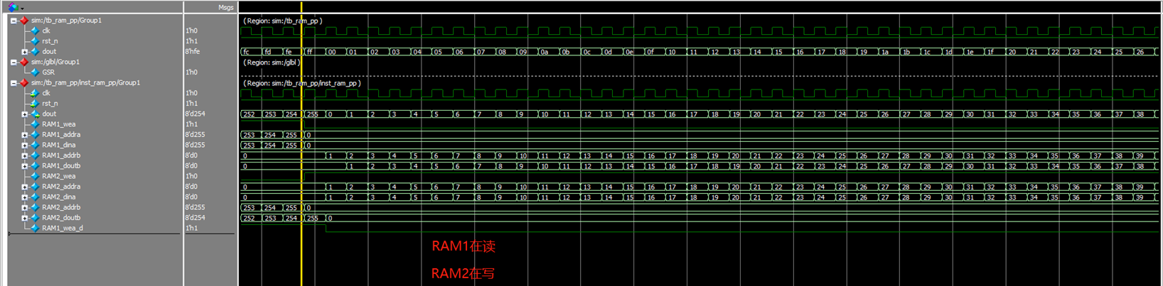 FPGA_学习_11_IP核_RAM_乒乓操作