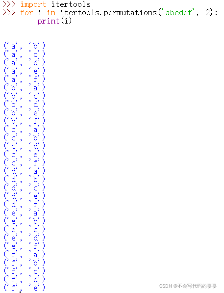 python itertools模块详解-CSDN博客
