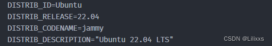 ubuntu 版本查询结果