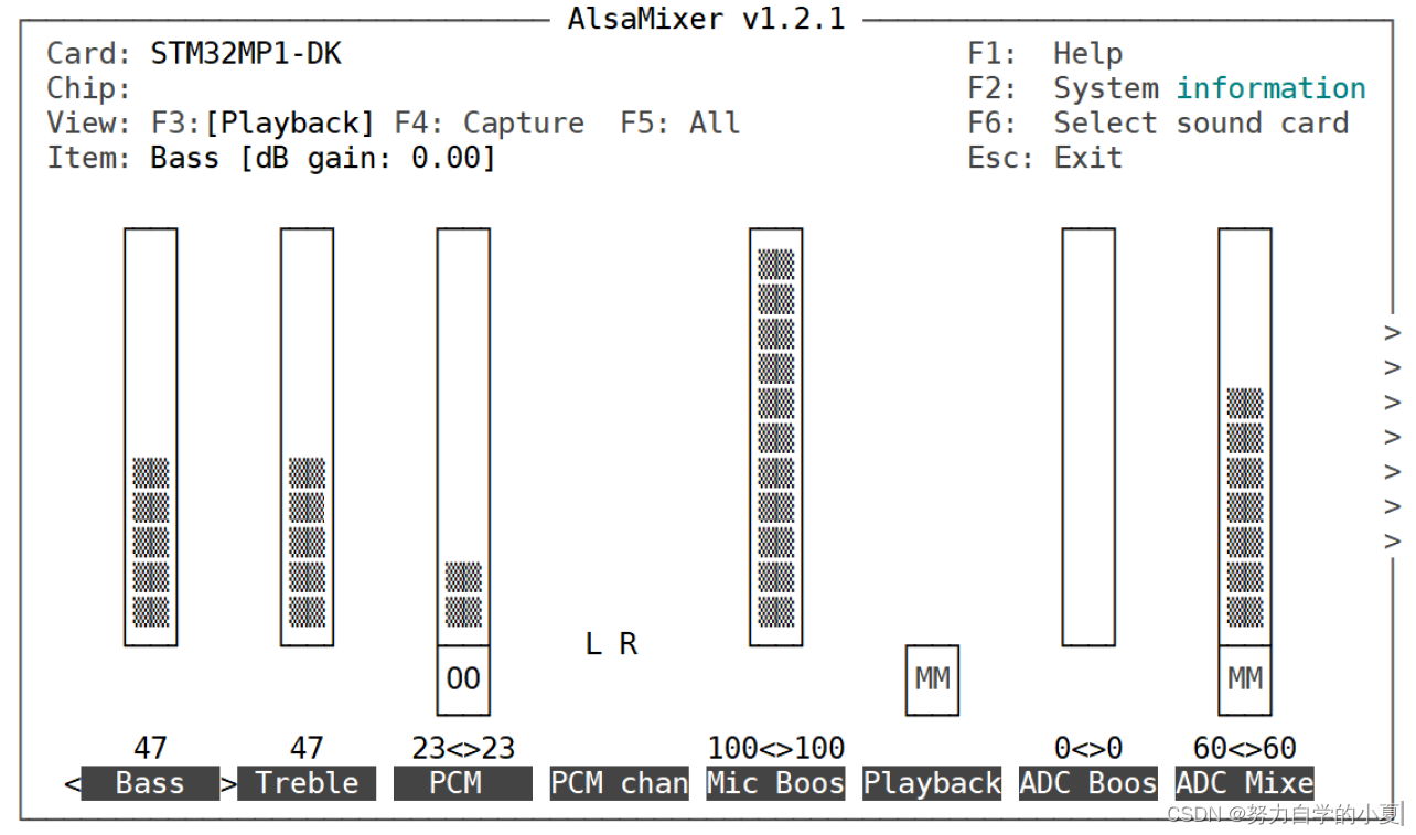 alsaximer配制界面