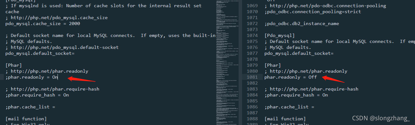 php.in开启Phar打包写入-slongzhang