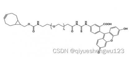 BCN-PEG-FITC 环丙烷环辛炔聚乙二醇荧光素 BCN-PEG-荧光素