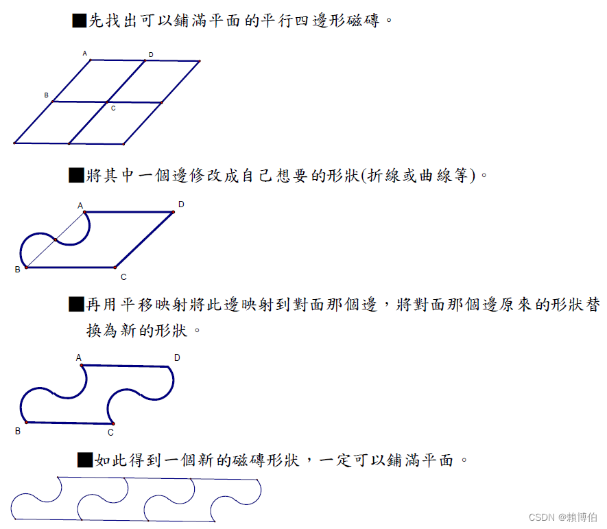 賴鵬仁老師講義_Escher平移映射