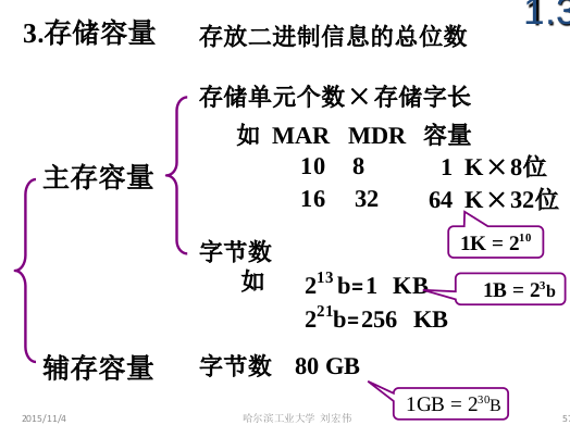 ch1_3计算机硬件的技术指标