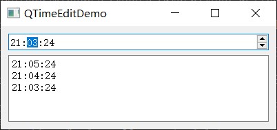 [PyQt5]基本控件22 - 时间编辑框QTimeEdit