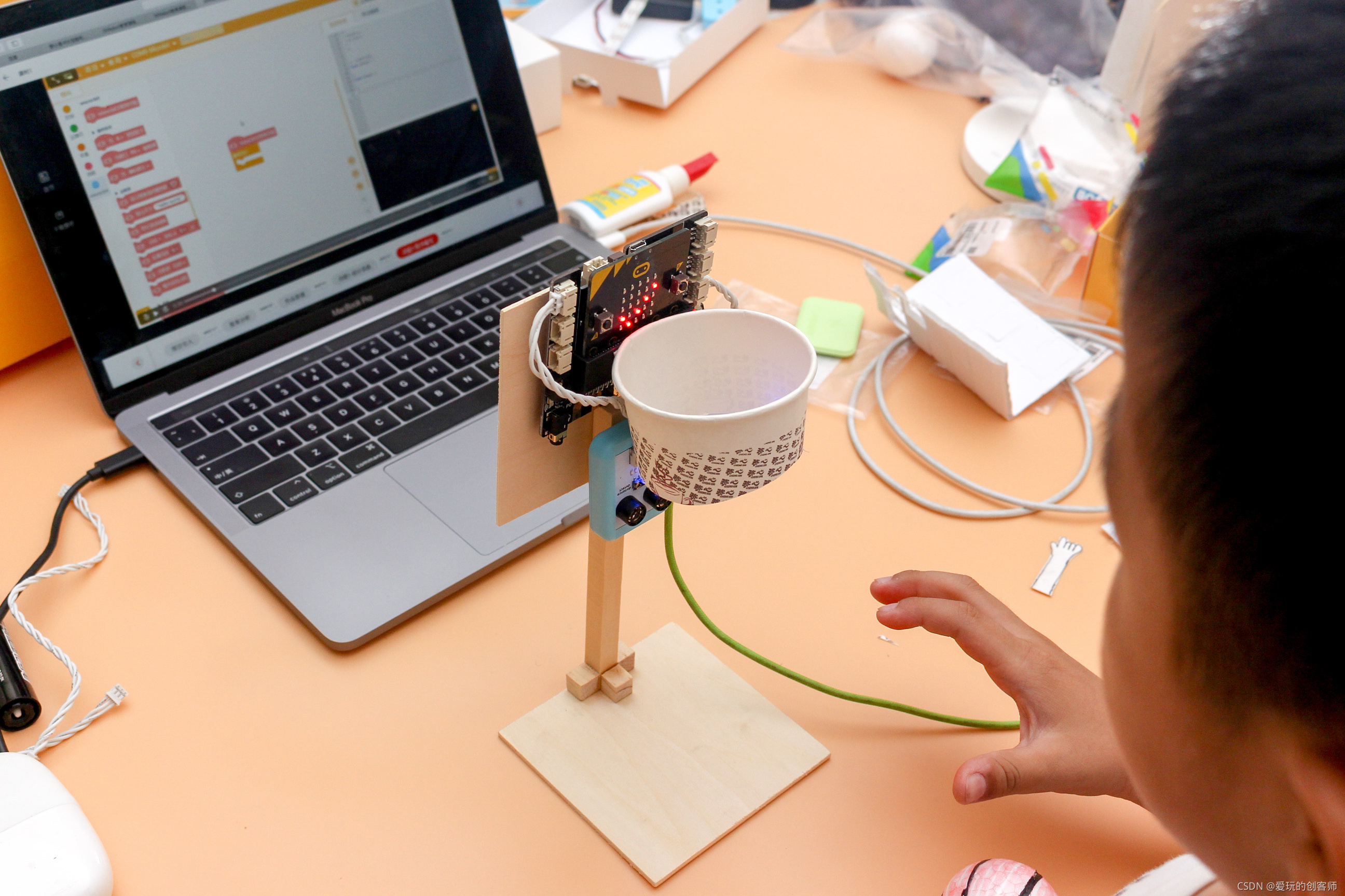 造物粒子少儿编程STEM学习教育套件项目完成