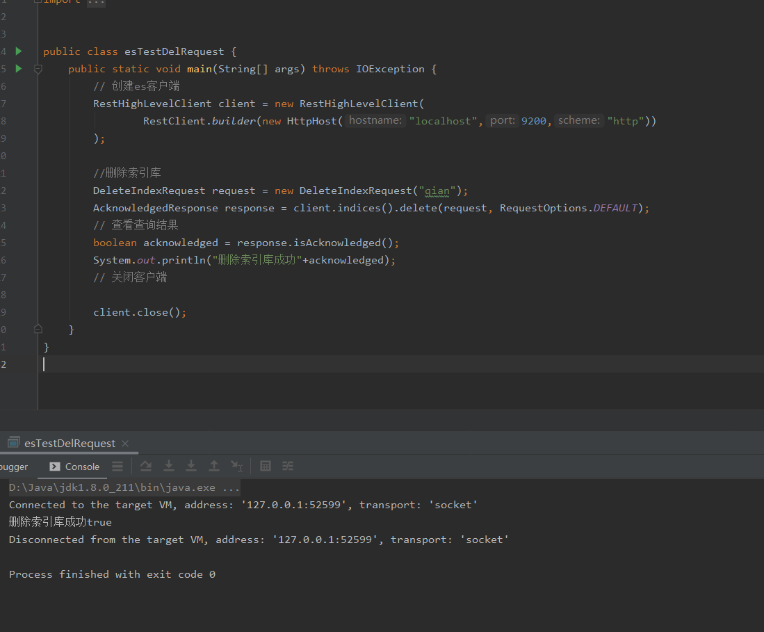 最详细的java 代码 操作es数据库_java操作es-CSDN博客