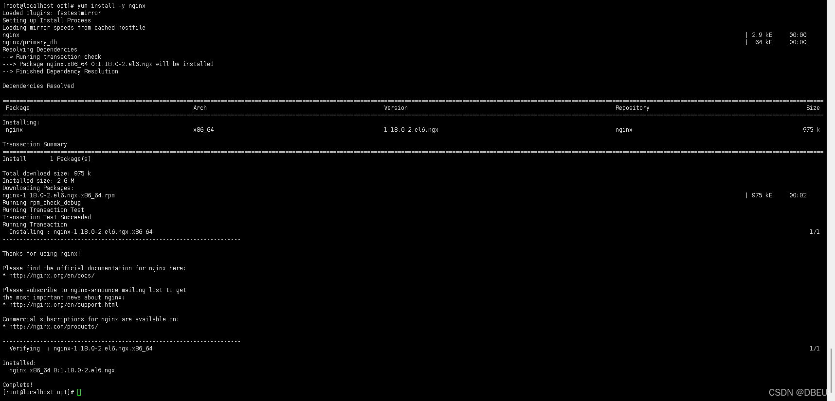 Centos6下安装nginx