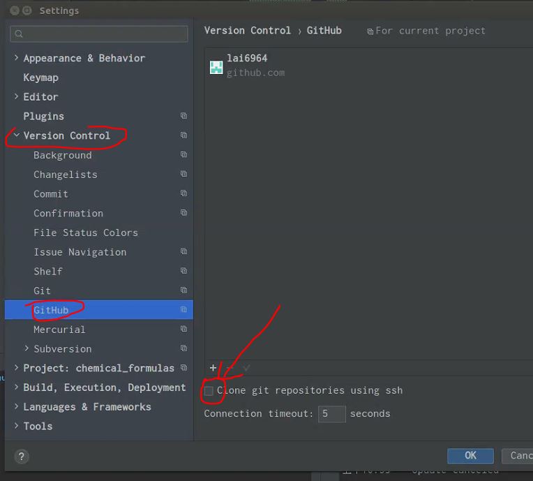 pycharm git update 失败