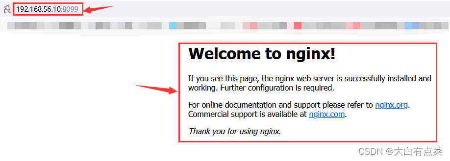 正常访问到Nginx