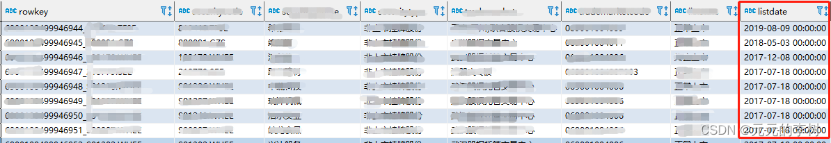 HBase 表如何按照某表字段排序后顺序存储的方法？