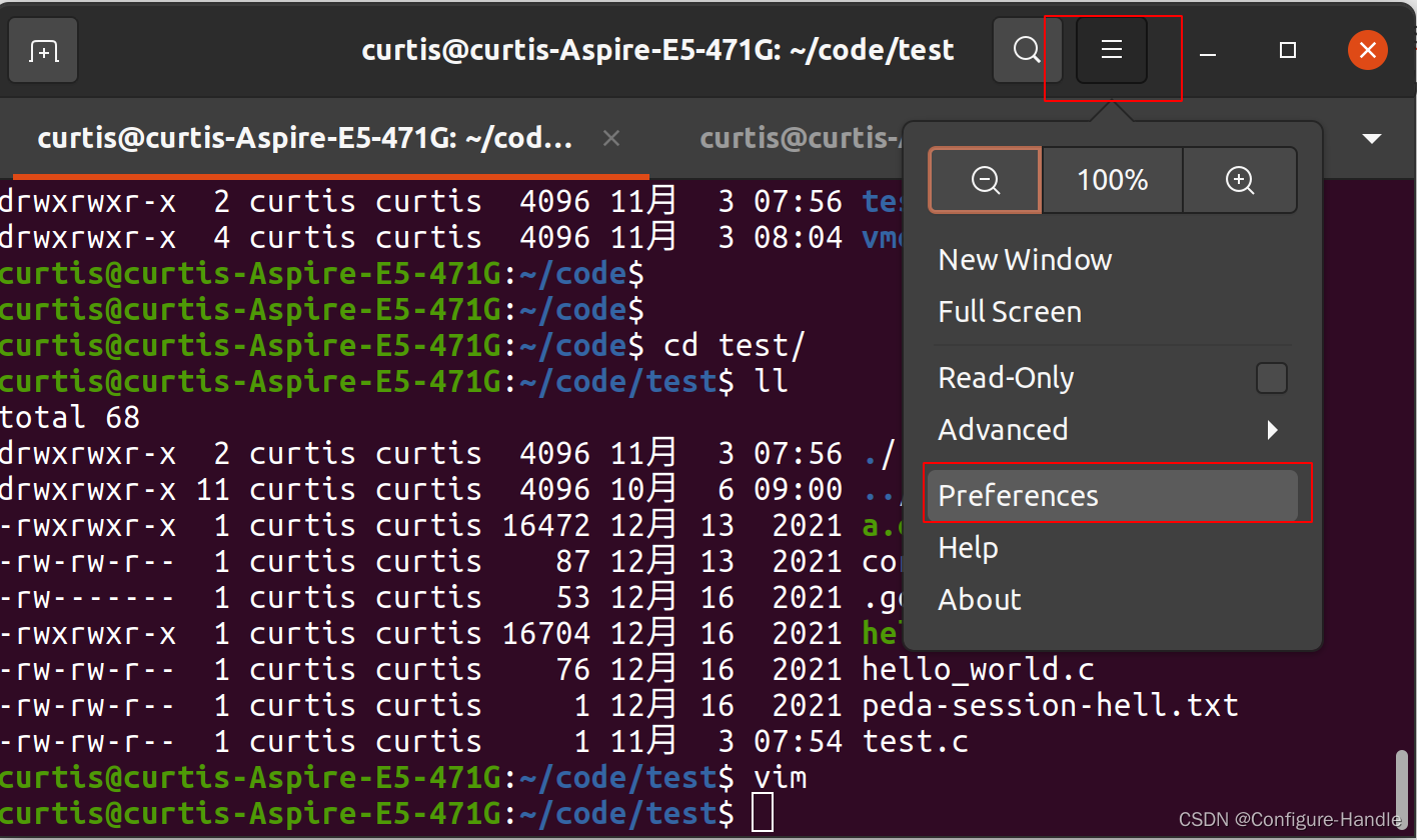 ubuntu设置复制粘贴快捷键入口