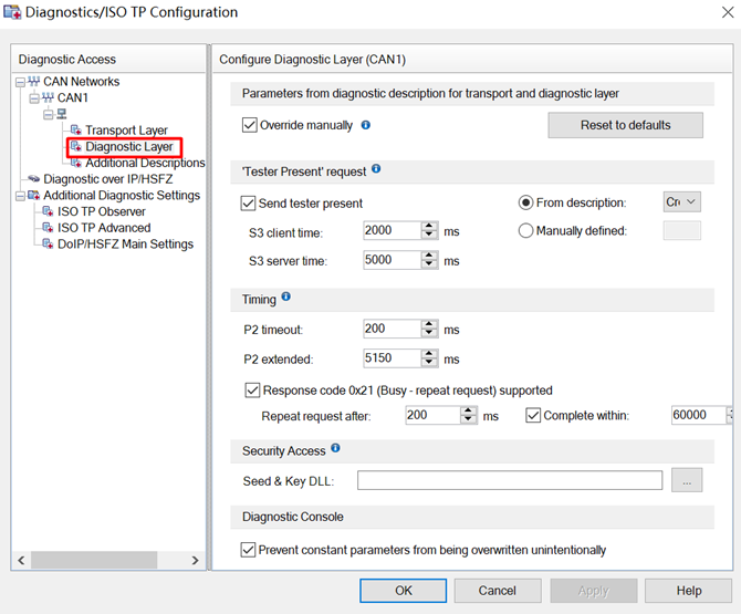 如何使用CANoe和CANalyzer中的Diagnostics/ISO TP_canoe diagnosis tp