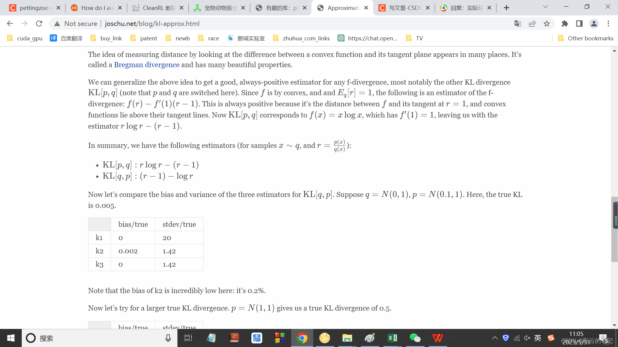 Approximating KL Divergence-CSDN博客