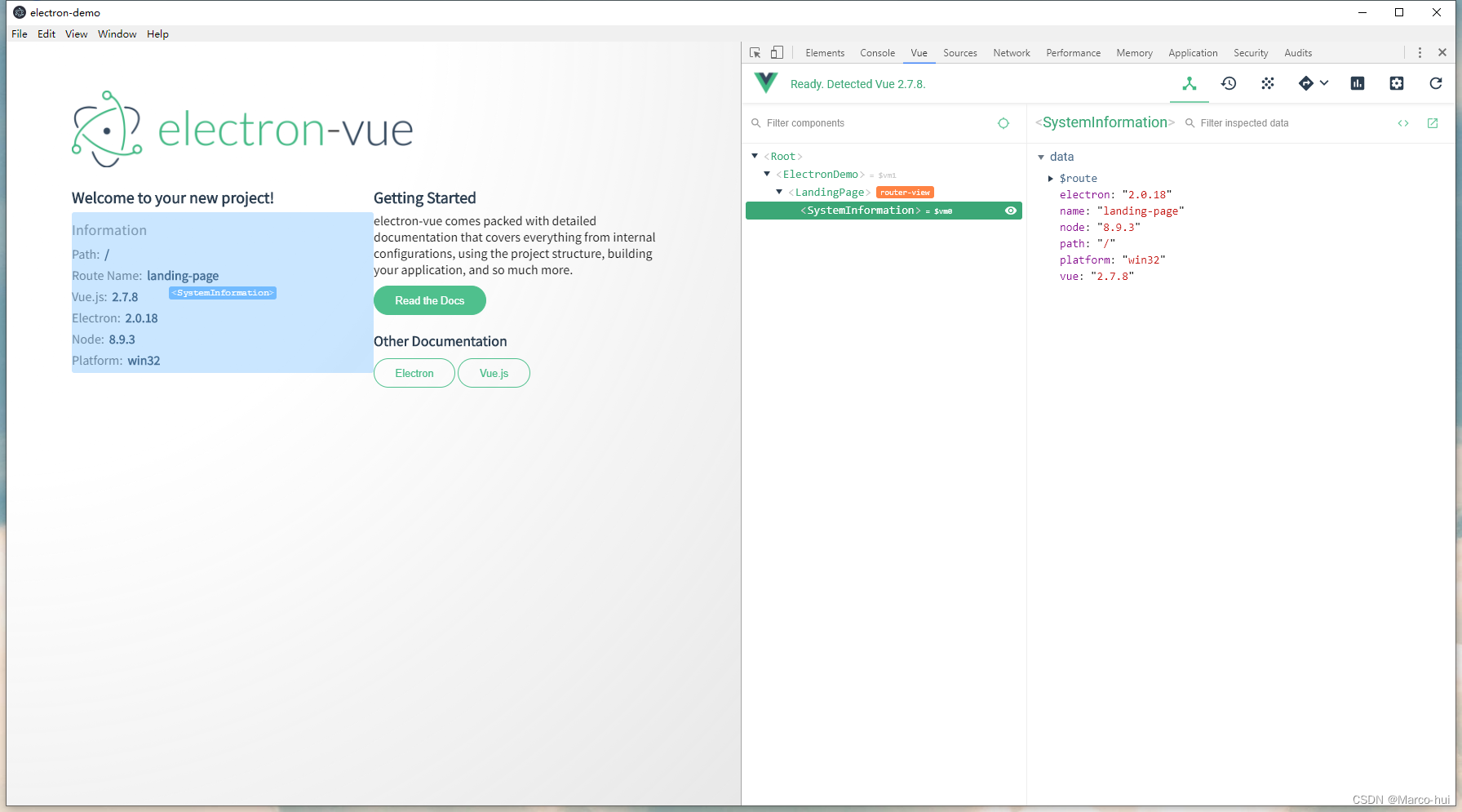 electron引入vue-devtools