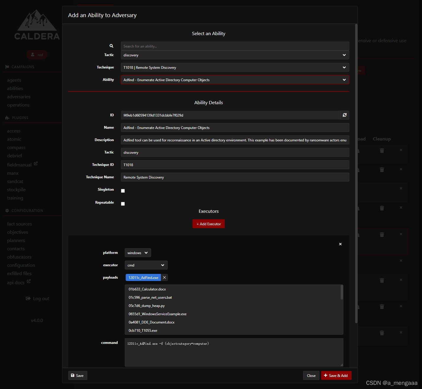 【精选】Caldera 4.0.0 使用说明_caldera command_all_in...的博客-CSDN博客
