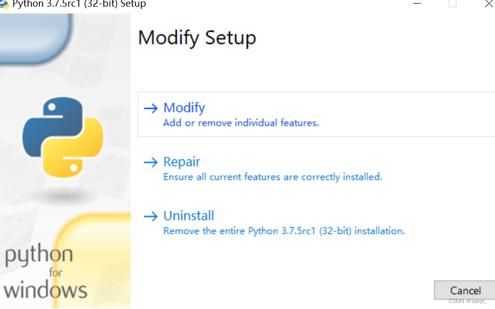 Python3.7出现“ModuleNotFoundError: No Module Named ‘Tkinter’”错误的解决方法_no ...