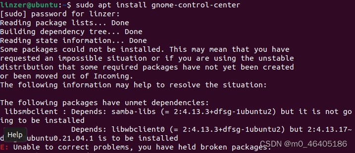 Ubuntu 21 04 install Gnome control center CSDN 