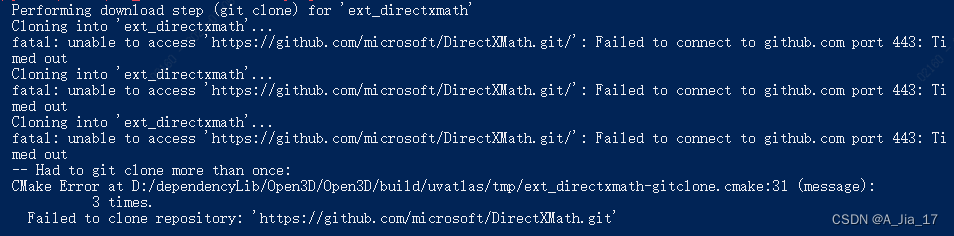 open3D cmake+win10+vs2019编译