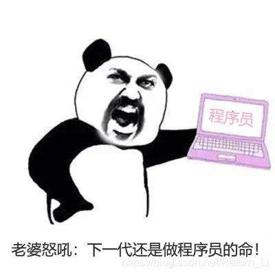 老婆怒吼:下一代还是做程序员的命!