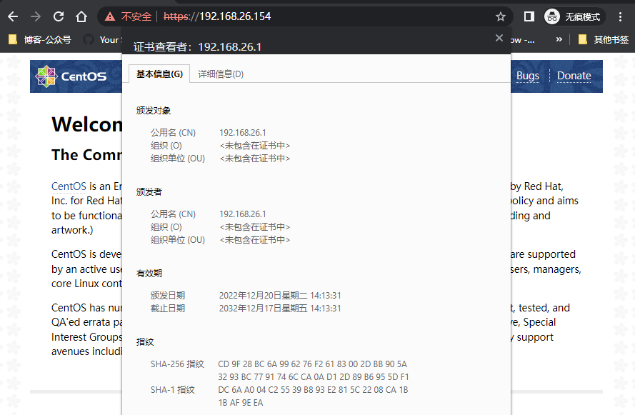 关于Nginx 用户认证、SSL证书生成配置的一些笔记