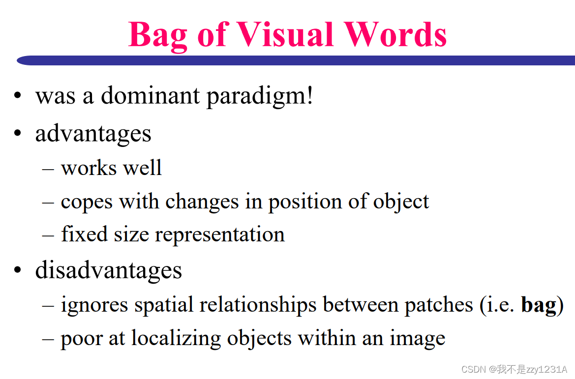 计算机视觉Computer Vision课程学习笔记八之Recognition识别 low level