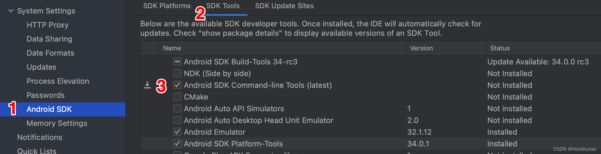 path/to/sdkmanager --install “cmdline-tools；latest“