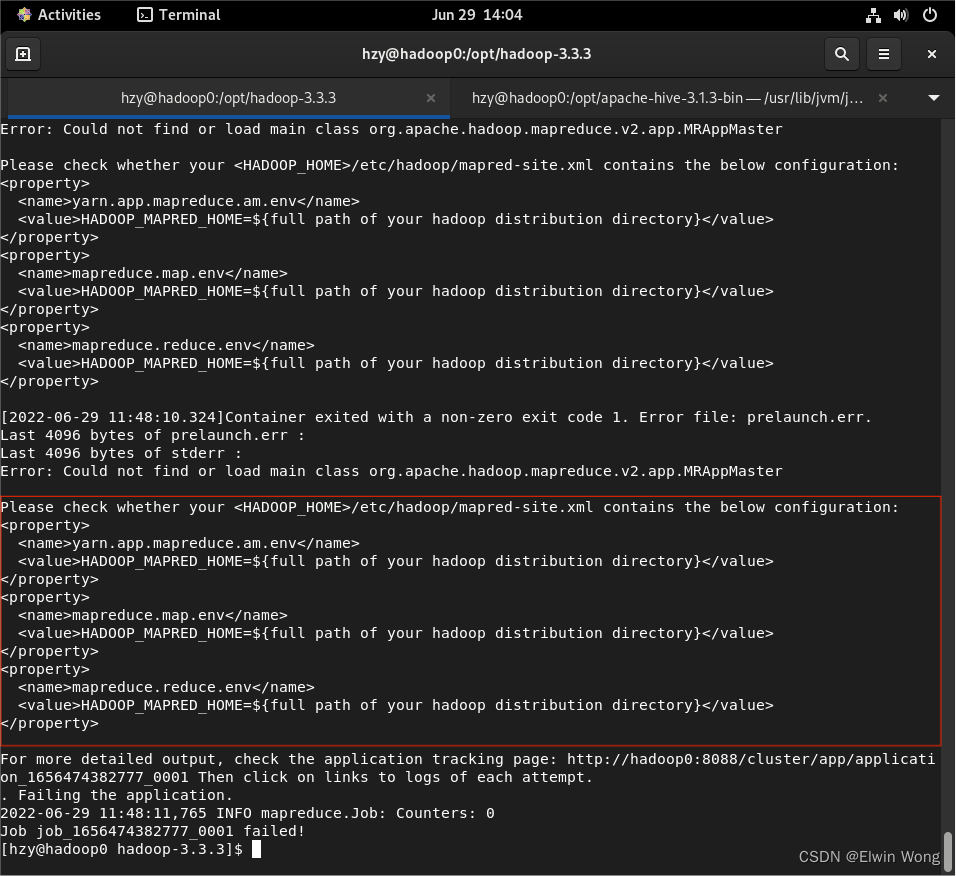 【大数据折腾不息系列】(二) Hadoop 3.0 安装_yarn.nodemanager.envwhitelistCSDN博客