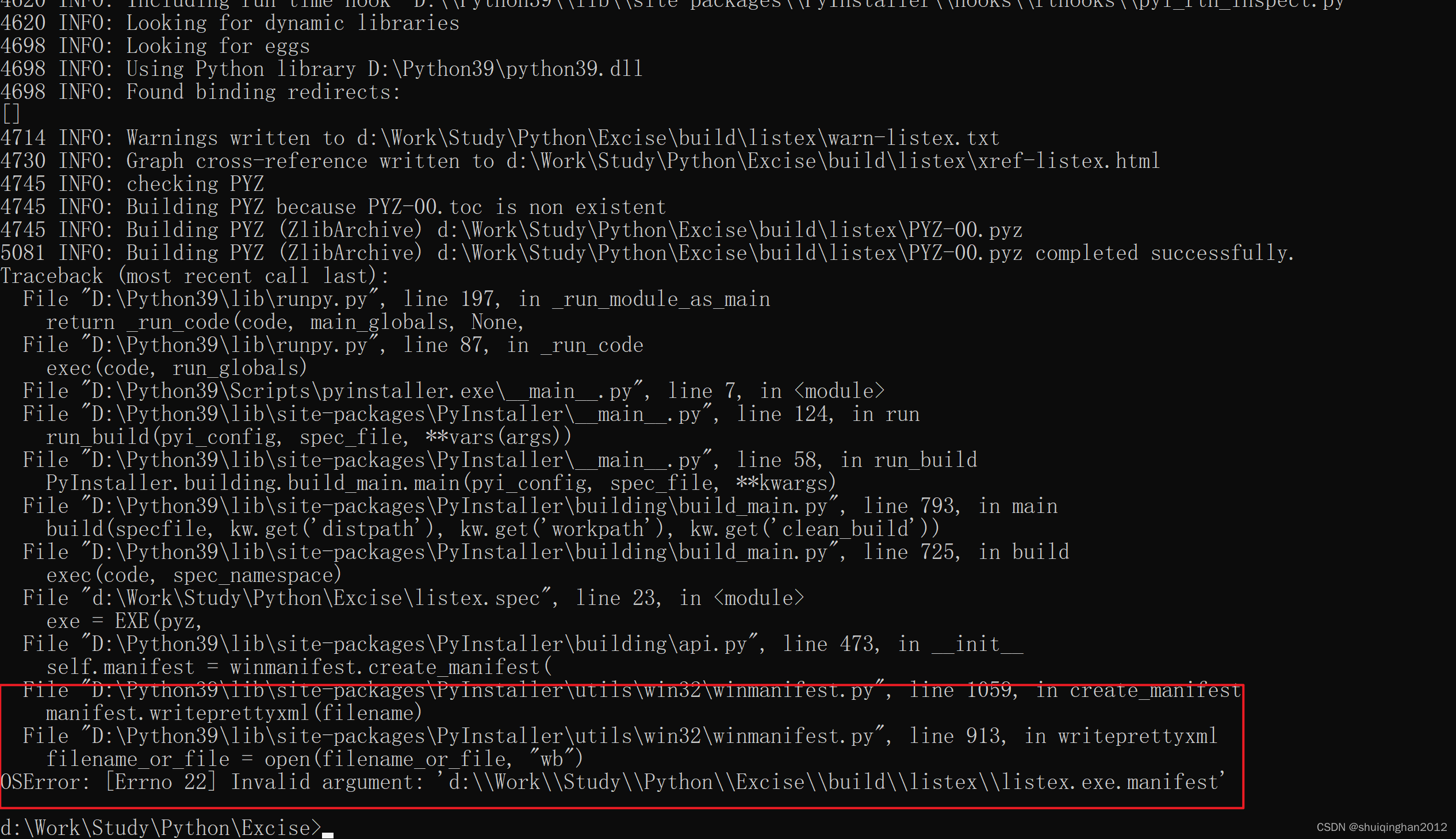 python Building wheel for future (setup.py) ... error_building wheel ...