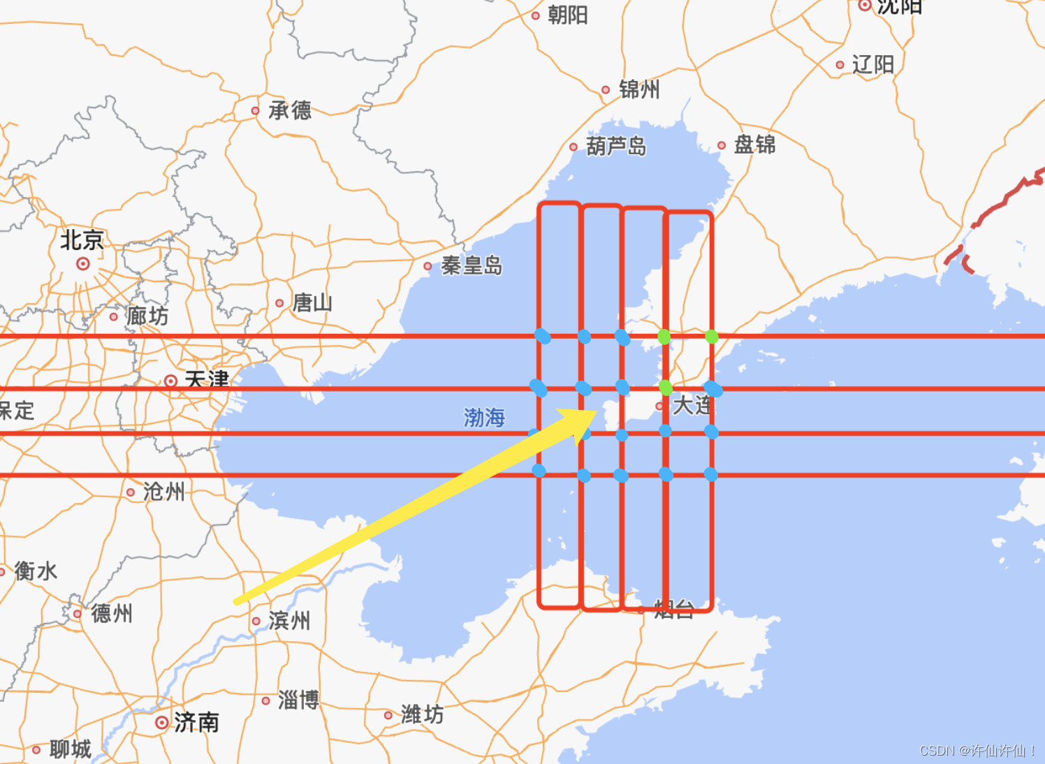 在已知的二维坐标里找到最接近的点